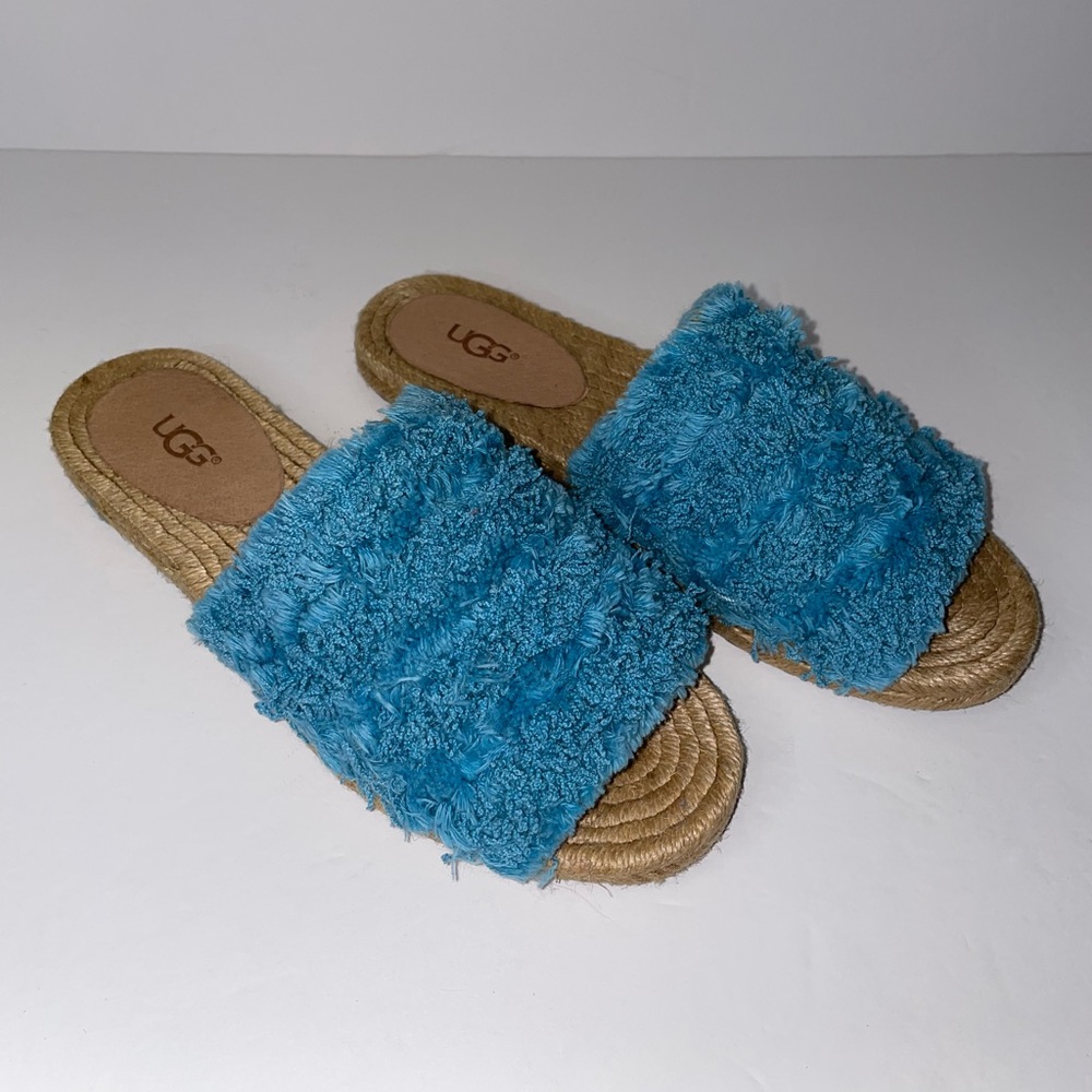 NWB Ugg Edith Aqua Slides